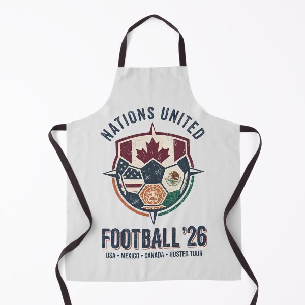 Item preview, Nations United Football 2026 Retro Crest designed and sold by Shopy-24.online.