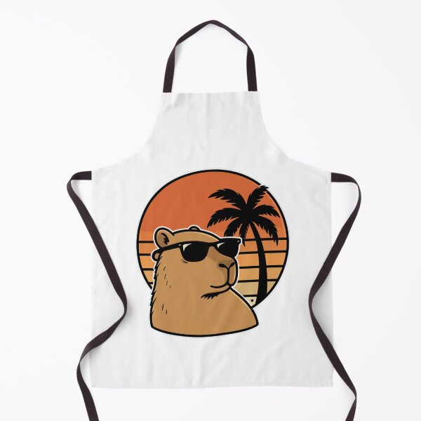 Item preview, Cool Capybara Shirt Retro Sunset Capybara Lover Tee designed and sold by PINK FREE.