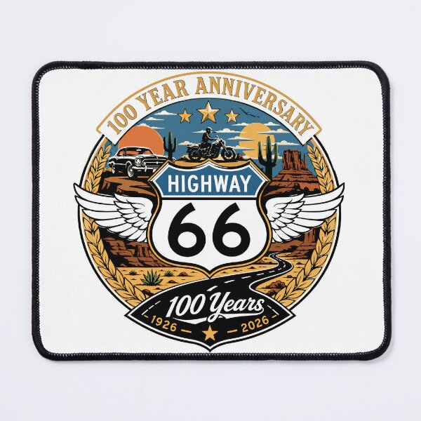 Item preview, Highway 66 Centennial Car Anniversary 100 Years 1926-2026 designed and sold by SEBANOX.