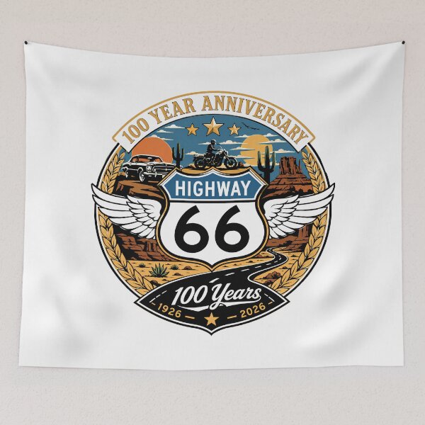 Item preview, Highway 66 Centennial Car Anniversary 100 Years 1926-2026 designed and sold by SEBANOX.