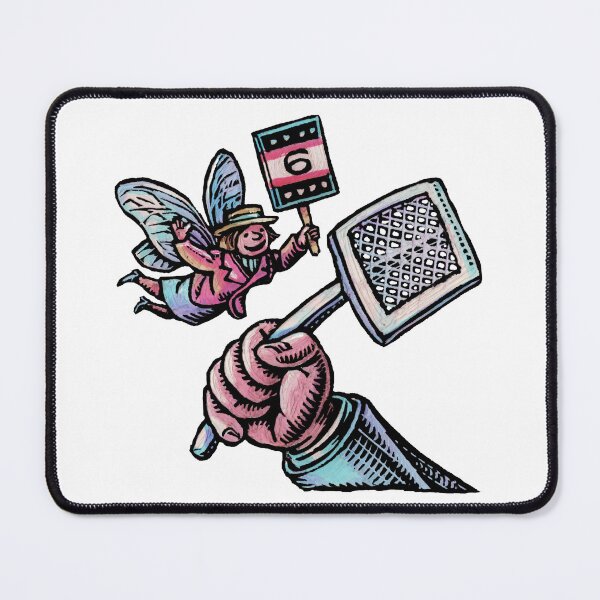 Item preview, A local woman politician, dressed in red white and blue, a 'gadfly' designed and sold by LisaHaney.