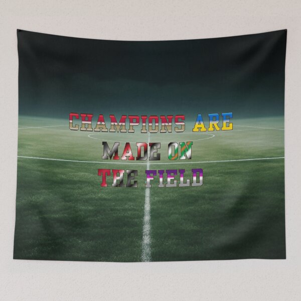 Item preview, Champions are Made on the Field #6 designed and sold by Holy JM Designs.