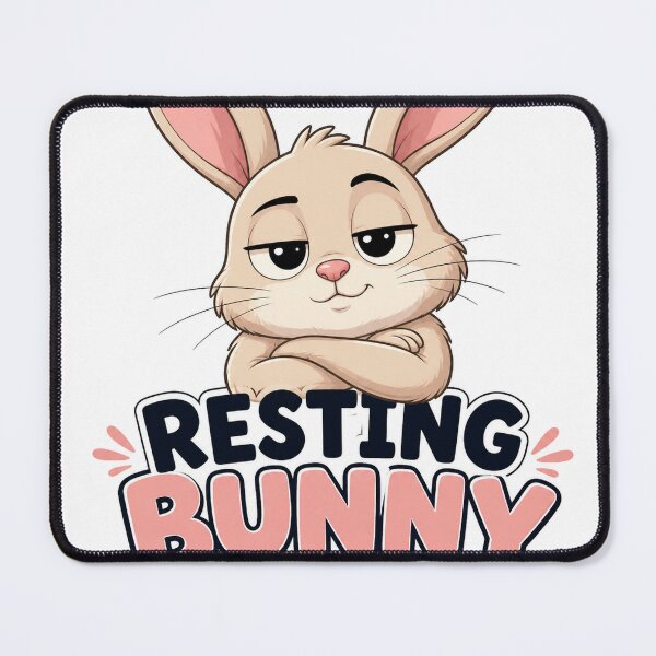 Item preview, Resting bunny face designed and sold by TheShirtTheory.