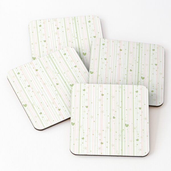 Item preview, Moody Goth Winter Stripes and Snowflakes Pattern designed and sold by StoriesInGrain.