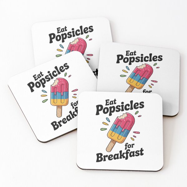 Item preview, Eat Popsicles For Breakfast - Funny Summer Frozen Dessert Humor designed and sold by Magraphx.