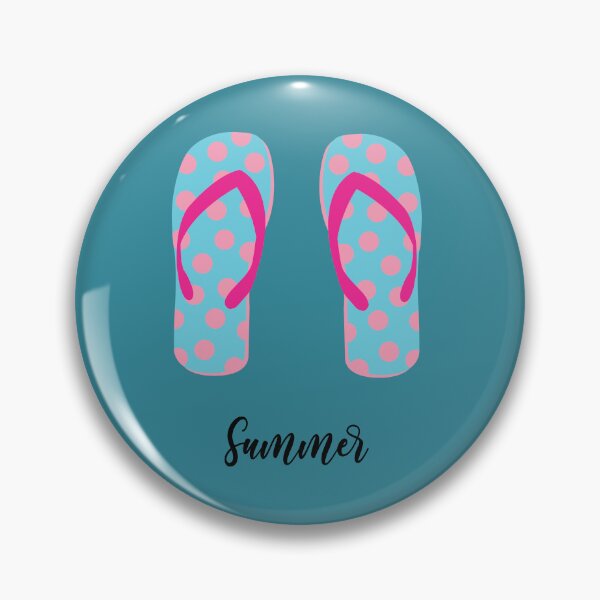 Item preview, Flip flops with dots - AA0064A designed and sold by LionsHut.