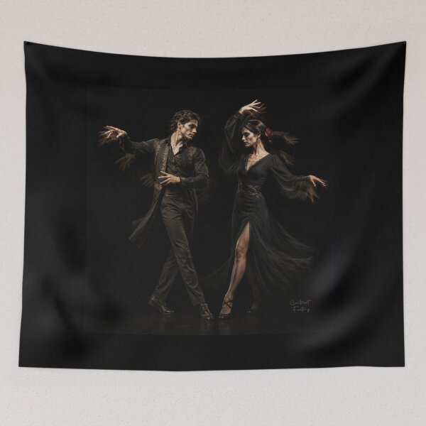 Item preview, Gothic Tango Couple – Dance Between Shadows designed and sold by Contrast-Factory.