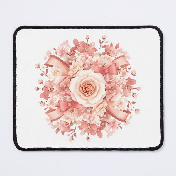 Item preview, Pastel Pink Rose Floral Bouquet Sticker designed and sold by Lu7u.