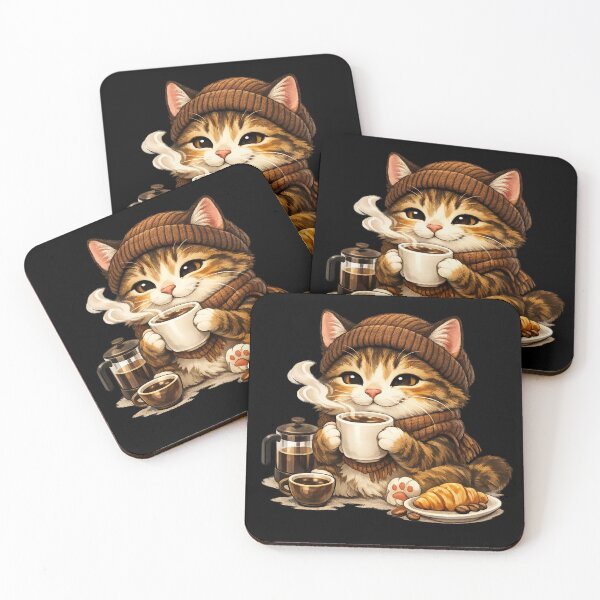 Item preview, Coffee Cat designed and sold by Wild Horizon Studio.