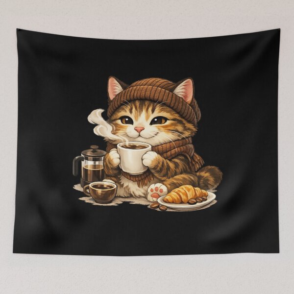 Item preview, Coffee Cat designed and sold by Wild Horizon Studio.