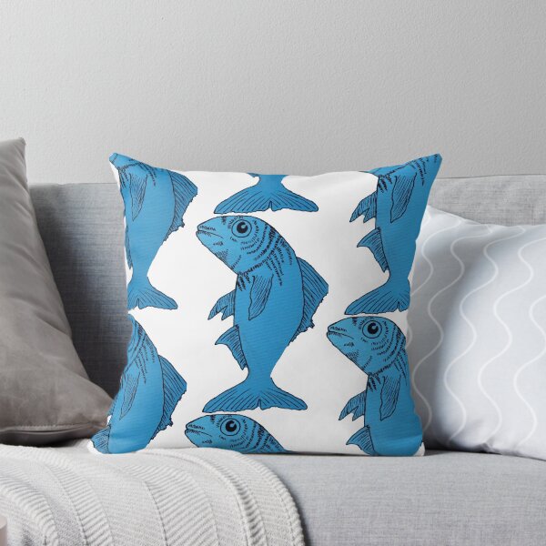 Item preview, blue fish designed and sold by mackenziemasic.