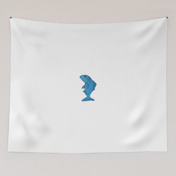 Item preview, blue fish designed and sold by mackenziemasic.
