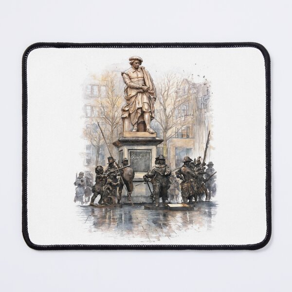 Item preview, Rembrandt Statue on Rembrandtplein Amsterdam designed and sold by MnV-Resonance.