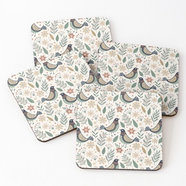 Item preview, Nordic Summer Bird Symbols | Scandinavian Garden Design designed and sold by Shuga-Design.