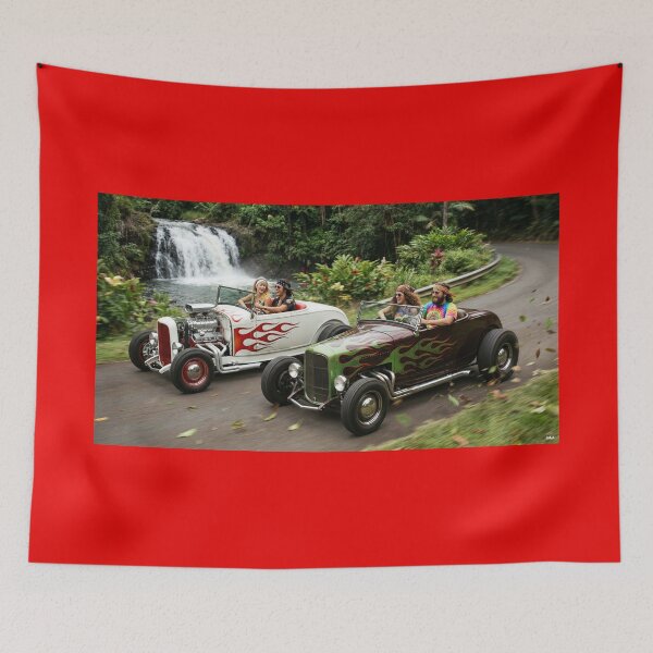 Item preview, HOT RODS IN HAWAI 60S designed and sold by VERYOLDROAD BY AXTON BROWNING .
