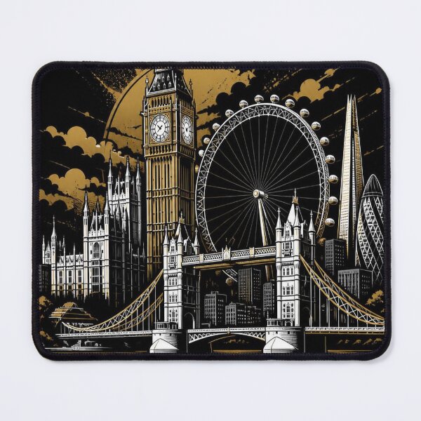 Item preview, London Skyline T-Shirt – Epic Dark London Gift designed and sold by SunnyDesign82.