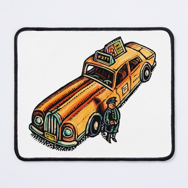 Item preview, taxi cab in form of stretch limousine with driver designed and sold by LisaHaney.