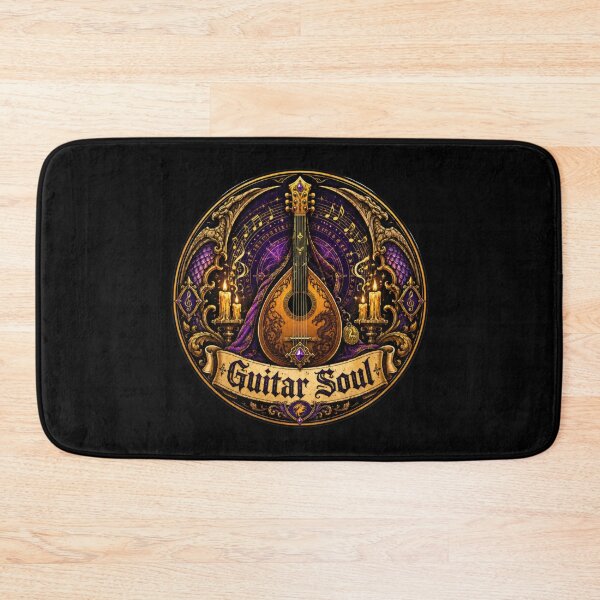 Item preview, Guitar Soul Medieval Fantasy Music Badge designed and sold by Sketchlegacy.