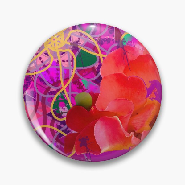 Item preview, Roses Splatter Paint Abstract Digital Art designed and sold by RAHKELROYSUM.