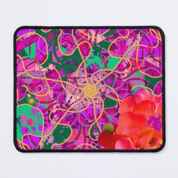 Item preview, Roses Splatter Paint Abstract Digital Art designed and sold by RAHKELROYSUM.