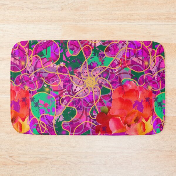 Item preview, Roses Splatter Paint Abstract Digital Art designed and sold by RAHKELROYSUM.
