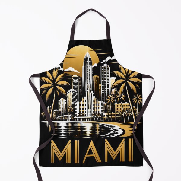 Item preview, Miami Skyline T-Shirt – Epic Dark Miami Gift designed and sold by SunnyDesign82.