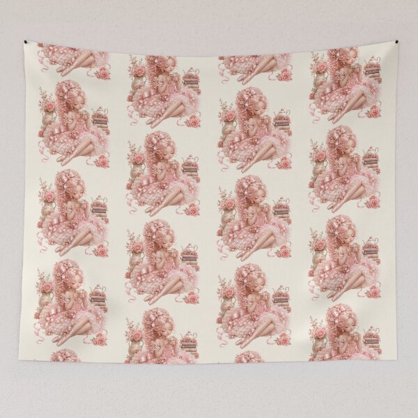 Item preview, Coquette Ballerina Tea Time Princess | Pink Balletcore Tea Party Girl | Romantic Vintage Cottagecore Art designed and sold by looplandger.