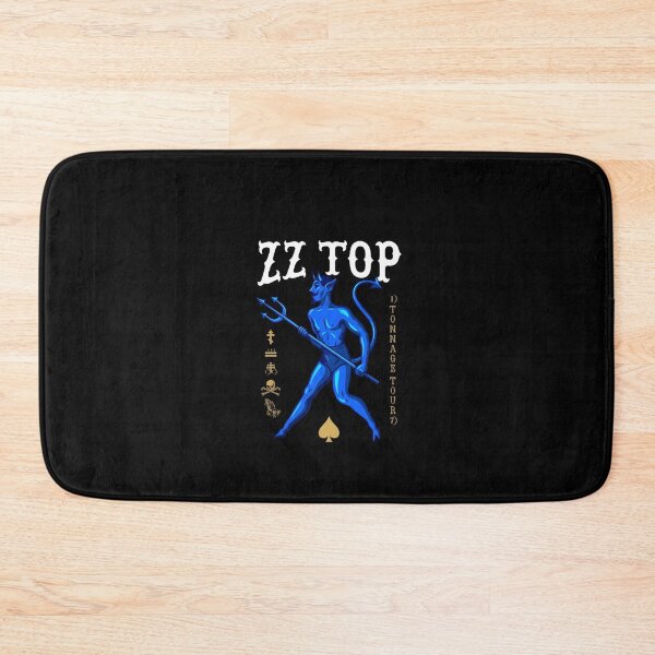 Item preview, Zz Top Tonnage Tour Blue Devil Pitchfork Graphic designed and sold by HeinzanoRoder.