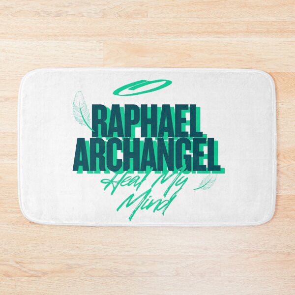Item preview, Rafael Arcangel Healer Green Typography designed and sold by MapachardoStoreRB.