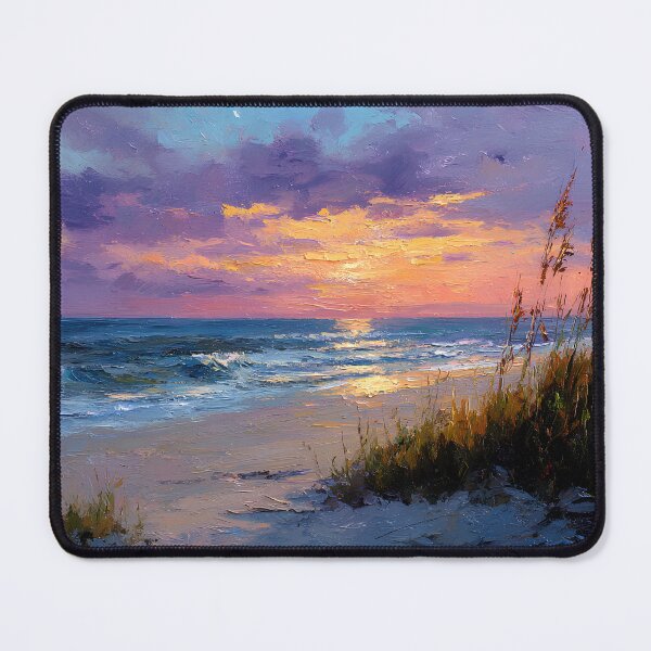 Item preview, Myrtle Beach Evening Dusk Ocean South Carolina Coastal Beach Sea Oats designed and sold by daila70.