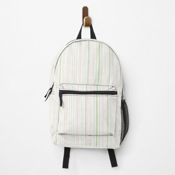 Item preview, Retro Grunge Green and Brown Striped Pattern designed and sold by StoriesInGrain.