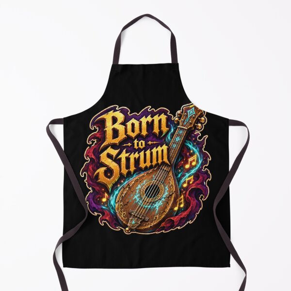 Item preview, Born To Strum Fantasy Bard Music designed and sold by Sketchlegacy.