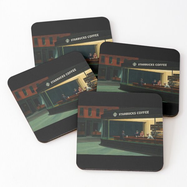 Item preview, Nighthawks Starbucks designed and sold by vincentvanbot.