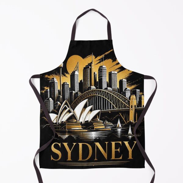Item preview, Sydney Skyline T-Shirt – Epic Dark Sydney Gift designed and sold by SunnyDesign82.