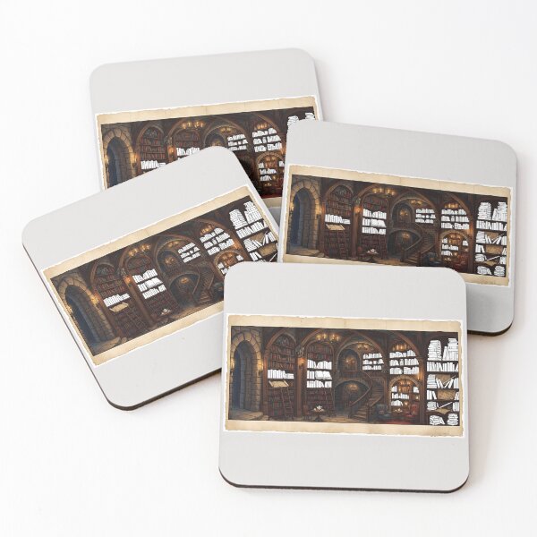 Item preview, Hidden Books Reading Challenge Poster – The Grand Library Ruins Mystery Tracker Wall Art for  Book Lovers, Discover the Lost Library designed and sold by VectorJoy.