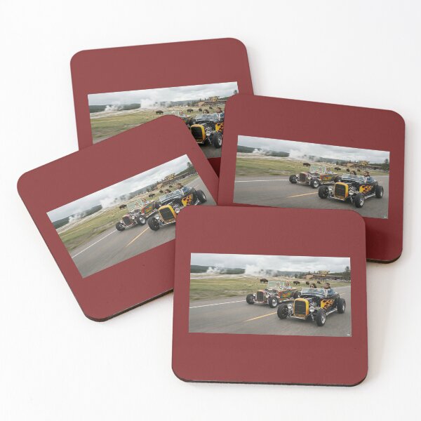 Item preview, HOT RODS AT THE YELLOWSTONE PARK 60S designed and sold by VERYOLDROAD BY AXTON BROWNING .