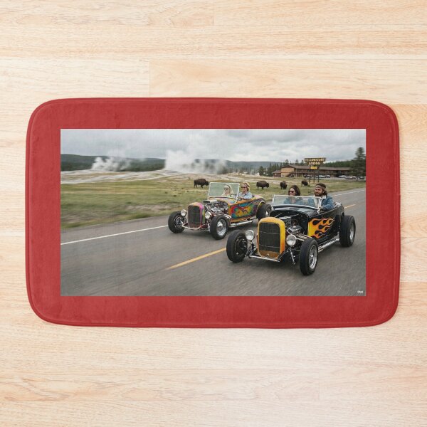 Item preview, HOT RODS AT THE YELLOWSTONE PARK 60S designed and sold by VERYOLDROAD BY AXTON BROWNING .