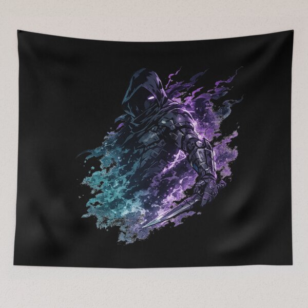 Item preview, Ghost Shinobi Assassin Cyberpunk Anime Graphic designed and sold by MagicMakerPh.
