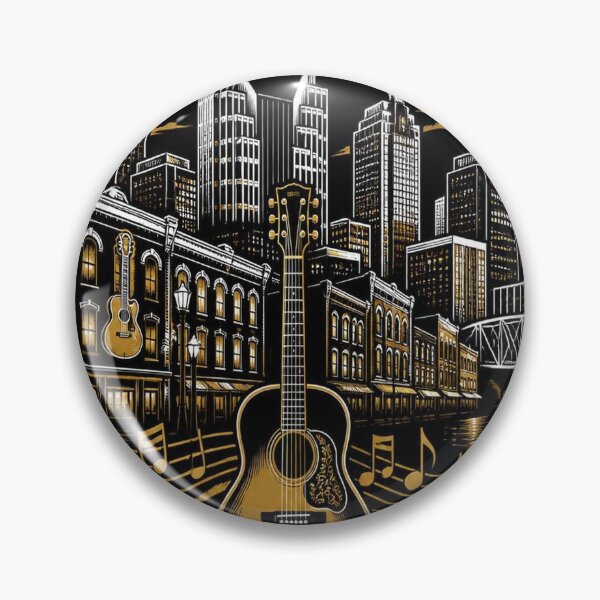 Item preview, Nashville Skyline T-Shirt – Epic Dark Nashville Gift designed and sold by SunnyDesign82.