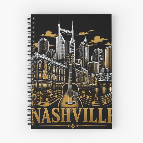 Item preview, Nashville Skyline T-Shirt – Epic Dark Nashville Gift designed and sold by SunnyDesign82.