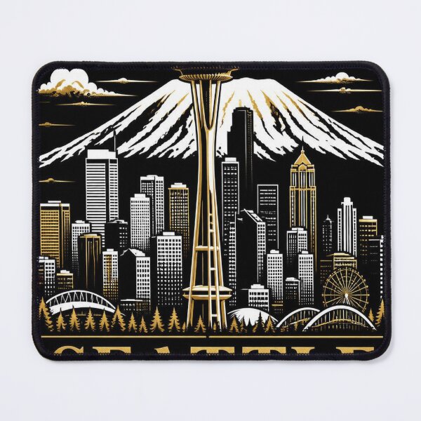 Item preview, Seattle Skyline T-Shirt – Epic Dark Seattle Gift designed and sold by SunnyDesign82.