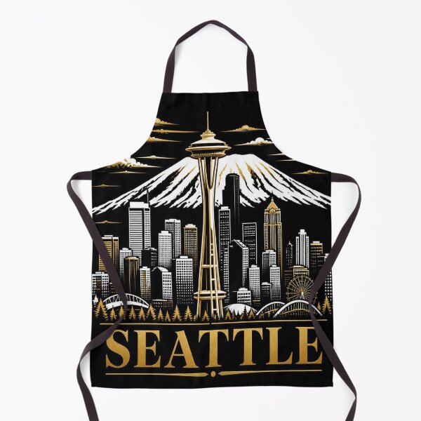 Item preview, Seattle Skyline T-Shirt – Epic Dark Seattle Gift designed and sold by SunnyDesign82.