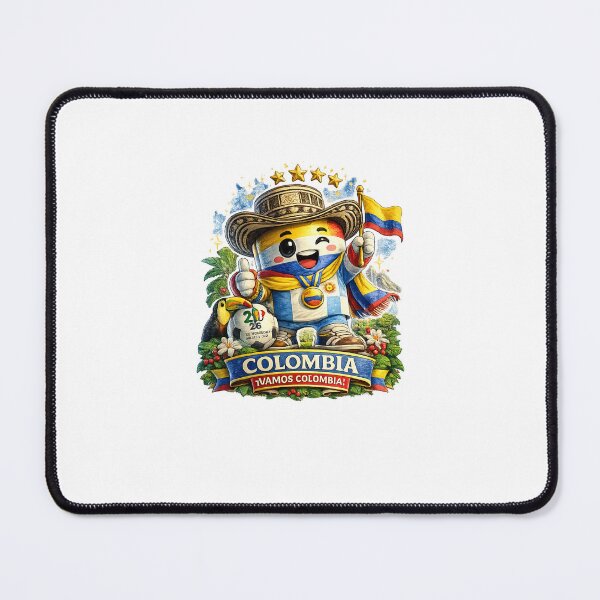 Item preview, Colombia Soccer Fan Sticker | Vamos Colombia Football Supporter Mascot designed and sold by Julianto Tri Rizki.