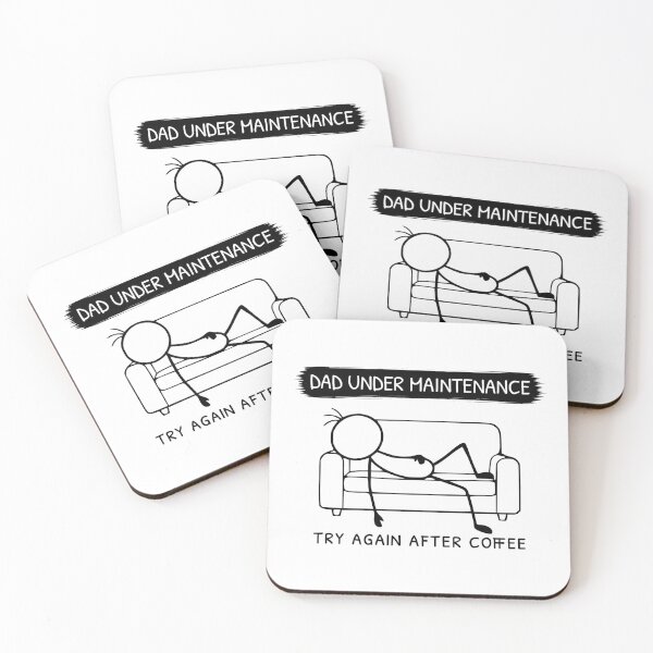 Item preview, Dad Under Maintenance Funny Dad Design designed and sold by Pebl-Co.