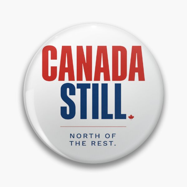 Item preview, Canada Still – North of the Rest | Bold Red & Blue Canadian Pride Typography designed and sold by InspiredCreatives.