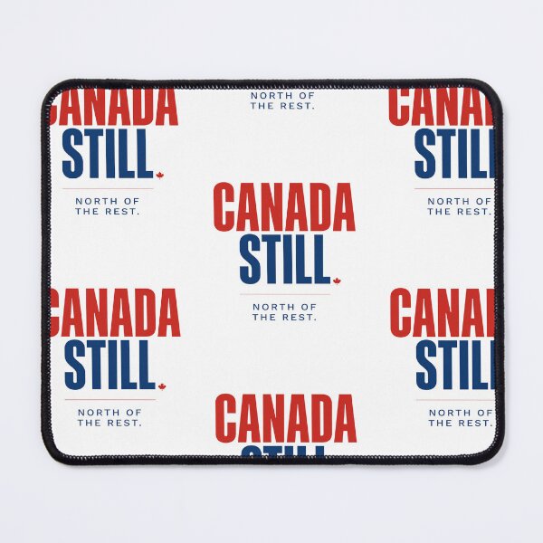 Item preview, Canada Still – North of the Rest | Bold Red & Blue Canadian Pride Typography designed and sold by InspiredCreatives.