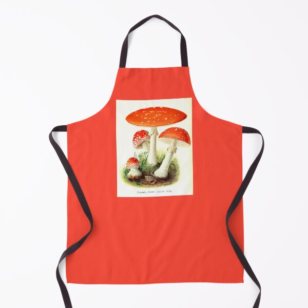 Item preview, Antique Mushrooms Red designed and sold by collageDP.