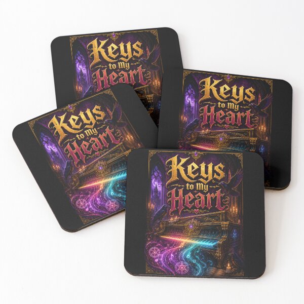 Item preview, Keys to My Heart Gothic Piano Fantasy Music Design designed and sold by Sketchlegacy.