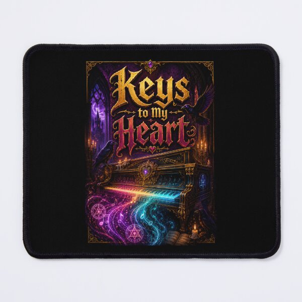 Item preview, Keys to My Heart Gothic Piano Fantasy Music Design designed and sold by Sketchlegacy.