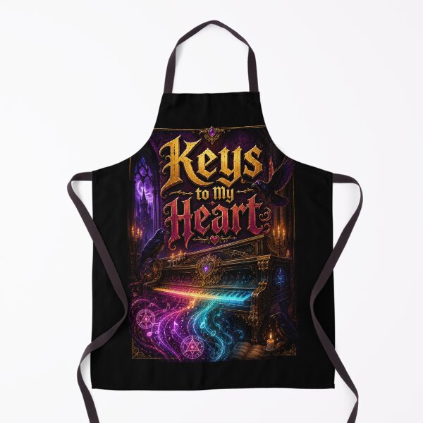 Item preview, Keys to My Heart Gothic Piano Fantasy Music Design designed and sold by Sketchlegacy.